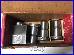 MACHINIST LATHE TOOLS MILL South Bend Cutter Bit Grinding Block Set in Orig Box