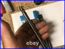 `MACHINIST LATHE TOOL MILL 2 Long Shank Solid Carbide End Mills SHARP DrN P