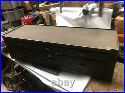 MACHINIST LATHE TOOL MILL Kennedy Riser Machinist Tool Box with Key BsmnT HH