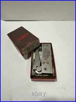 MACHINIST LATHE TOOL MILL Kingman White Model No 250 Mini Sine W Manual in Box