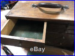 MACHINIST LATHE TOOL MILL Machinist Oak Gerstner Machinist Tool Box A 16 Long