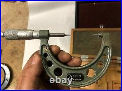 MACHINIST LATHE TOOL MILL Mitutoyo 112 178 Thread Point Micrometer GrnCs