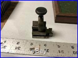 MACHINIST LATHE TOOL MILL. RARE Micro Unusual Jewelers V Block and Clamp ShK