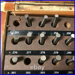 MACHINIST LATHE TOOL MILL Very large NuLine Pin Plug Gage Set in Case