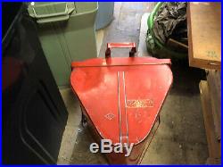 MACHINIST MILL LATHE MILL Vintage Gas Station Eagle Rag Garbage Can Advertising