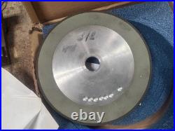 MACHINIST OfCeShx LATHE MILL Machinist 10 Diamond Grinding Wheel 1 1/4 Center
