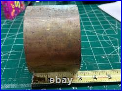 MACHINIST OfCe C LATHE MILL Brass Round Stock 3 1/8 Long by 4 1/2 Diameter