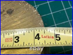 MACHINIST OfCe C LATHE MILL Brass Round Stock 3 1/8 Long by 4 1/2 Diameter