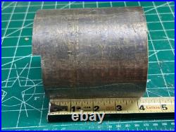 MACHINIST OfCe K LATHE MILL Brass Round Stock 4 3/16 Long by 4 1/8 Diameter