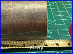 MACHINIST OfCe K LATHE MILL Brass Round Stock 4 3/16 Long by 4 1/8 Diameter