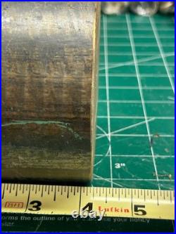 MACHINIST OfCe K LATHE MILL Brass Round Stock 4 3/16 Long by 4 1/8 Diameter