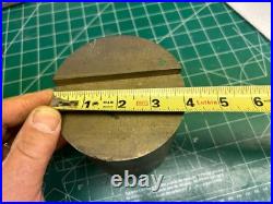 MACHINIST OfCe K LATHE MILL Brass Round Stock 4 3/16 Long by 4 1/8 Diameter
