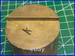 MACHINIST OfCe K LATHE MILL Brass Round Stock 4 3/16 Long by 4 1/8 Diameter