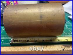 MACHINIST OfCe LATHE MILL Brass Round Stock 6 Long by 4 1/4 Diameter