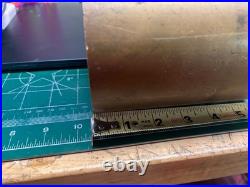 MACHINIST OfCe LATHE MILL Brass Round Stock 6 Long by 4 1/4 Diameter