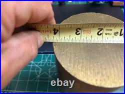 MACHINIST OfCe LATHE MILL Brass Round Stock 6 Long by 4 1/4 Diameter