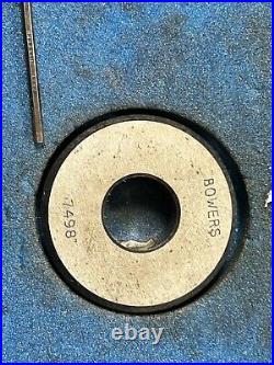 MACHINIST OfCe LATHE MILL Fowler Bowers 3 Point Bore Gage Holemike 5/8 3/4