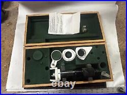 MACHINIST OfCe LATHE MILL Machinist Ace Optical Micrometer Gage in Case