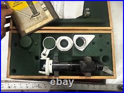 MACHINIST OfCe LATHE MILL Machinist Ace Optical Micrometer Gage in Case