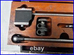 MACHINIST OfCe LATHE MILL Starrett 657 Magnetic Holder with Indicator Gage Set MACHINIST OfCe LATHE MILL Starrett 657 Magnetic Holder with Indicator Gage Set