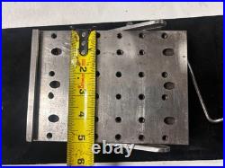 MACHINIST OfCe LATHE MILL Tool Maker Ground Adjustable Angle Sine Plate Fixture MACHINIST OfCe LATHE MILL Tool Maker Ground Adjustable Angle Sine Plate Fixture