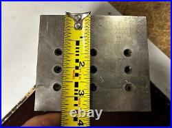 MACHINIST OfCe LATHE MILL Tool Maker Large Heavy Right Angle Block Plate Fixture