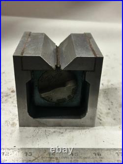 MACHINIST OfCe LATHE MILL Unusual Large Mitutoyo Magnetic V Block