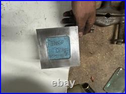 MACHINIST OfCe LATHE MILL Unusual Large Mitutoyo Magnetic V Block