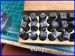 MACHINIST OfCe LATHE MILL YOUNG BROS STAMP WORKS, Letters, 1/2 inch, HEAVY DUTY