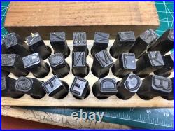 MACHINIST OfCe LATHE MILL YOUNG BROS STAMP WORKS, Letters, 1/2 inch, HEAVY DUTY
