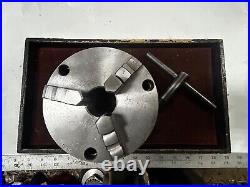 MACHINIST OfCe LATHE TOOL MILL 6 1/4 3 Jaw Lathe Chuck 1 5/8 Center