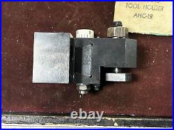 MACHINIST OfCe LATHE TOOL MILL Machinist Hardinge # AHC 19 Tool Holder