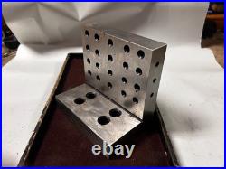 MACHINIST OfCe LATHE TOOL MILL Tool Makers Ground Heavy Right Angle Fixture MACHINIST OfCe LATHE TOOL MILL Tool Makers Ground Heavy Right Angle Fixture