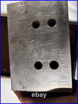 MACHINIST OfCe LATHE TOOL MILL Tool Makers Ground Heavy Right Angle Fixture MACHINIST OfCe LATHE TOOL MILL Tool Makers Ground Heavy Right Angle Fixture