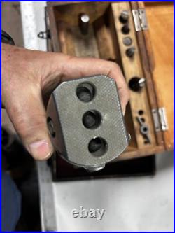 MACHINIST OfCe TOOLS LATHE MILL Enco Adjustable Boring Head in Wood Case MACHINIST OfCe TOOLS LATHE MILL Enco Adjustable Boring Head in Wood Case