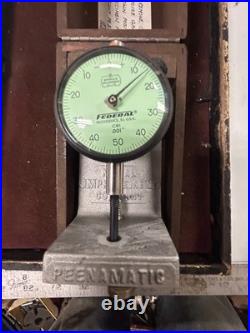 MACHINIST OfCe TOOLS LATHE MILL Federal Peenamatic Indicator Gage Fixture MACHINIST OfCe TOOLS LATHE MILL Federal Peenamatic Indicator Gage Fixture