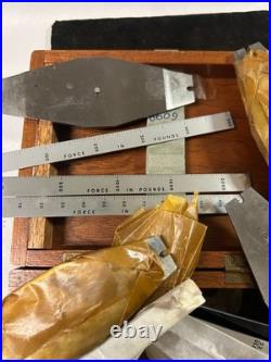 MACHINIST OfCe TOOLS LATHE MILL Machinist Force Gage Blocks Measuring Gages