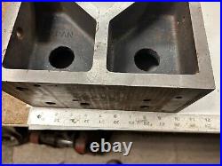 MACHINIST OfCe TOOLS LATHE MILL Machinist Very Large V Block Set Up Fixture A