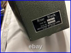 MACHINIST OfCe TOOLS LATHE MILL Mitutoyo Height Gage Riser Block 12 515 107