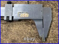 MACHINIST OfCe TOOLS LATHE MILL Starrett No 123 26 Caliper Gage