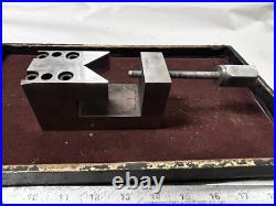 MACHINIST OfCe TOOLS LATHE MILL Unusual Precision Ground V Block Vise Fixture MACHINIST OfCe TOOLS LATHE MILL Unusual Precision Ground V Block Vise Fixture