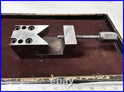 MACHINIST OfCe TOOLS LATHE MILL Unusual Precision Ground V Block Vise Fixture MACHINIST OfCe TOOLS LATHE MILL Unusual Precision Ground V Block Vise Fixture