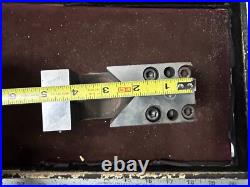 MACHINIST OfCe TOOLS LATHE MILL Unusual Precision Ground V Block Vise Fixture MACHINIST OfCe TOOLS LATHE MILL Unusual Precision Ground V Block Vise Fixture