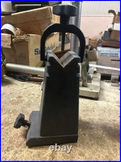 MACHINIST OfCe TOOLS LATHE MILL Unusual Very Tall V Block Fixture