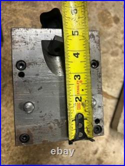 MACHINIST OfCe TOOLS LATHE MILL Unusual Very Tall V Block Fixture