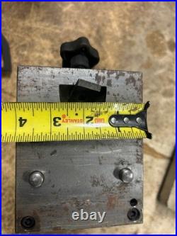 MACHINIST OfCe TOOLS LATHE MILL Unusual Very Tall V Block Fixture