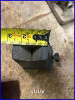MACHINIST OfCe TOOLS LATHE MILL Unusual Very Tall V Block Fixture