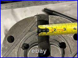 MACHINIST OfCe TOOL LATHE MILL 3 Jaw Chuck Set Up Fixture with Base