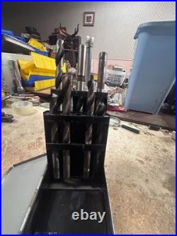 MACHINIST OfCe TOOL LATHE MILL Large Taper Shank Drill Index with Drills