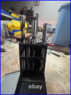 MACHINIST OfCe TOOL LATHE MILL Large Taper Shank Drill Index with Drills